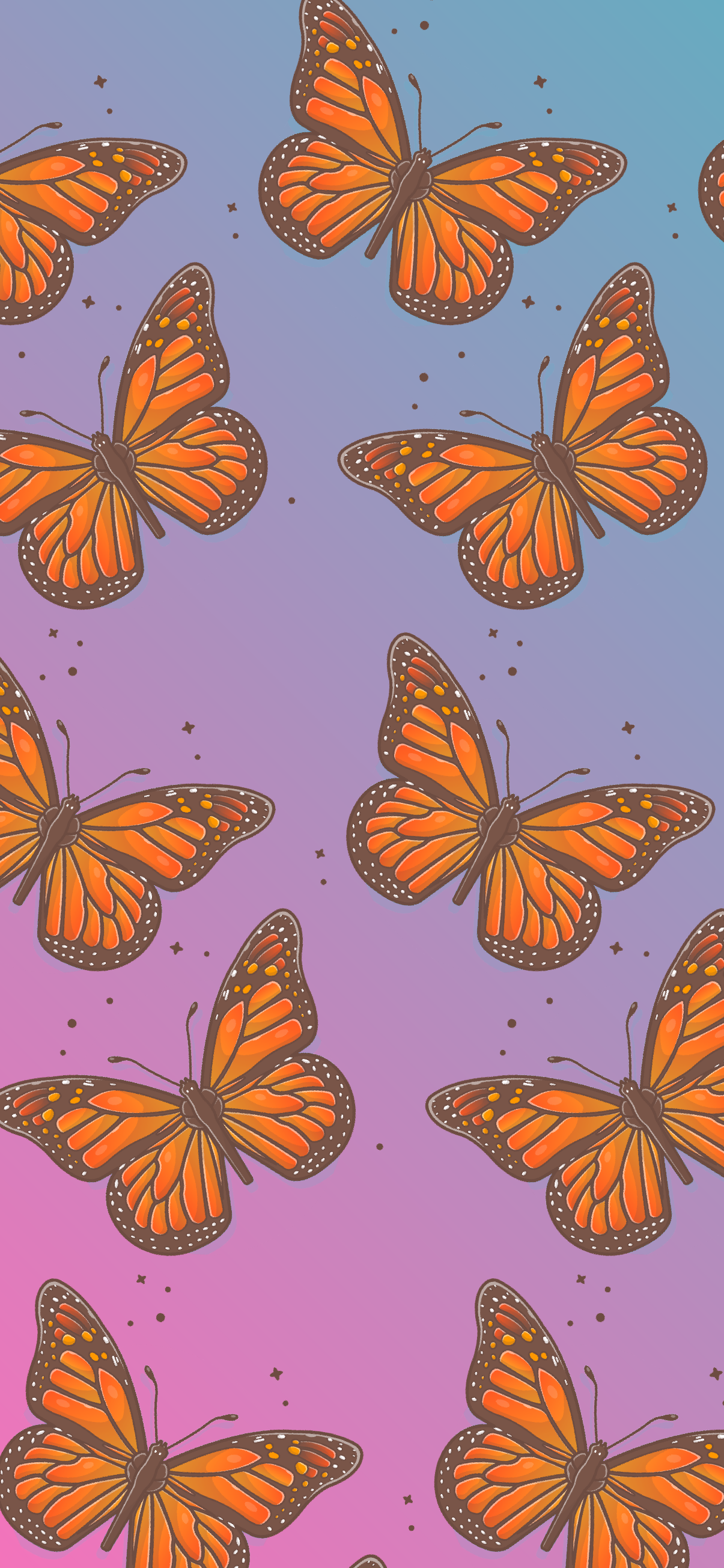 Butterfly pattern wallpapers aesthetic | WallpaperiZe - Phone Wallpapers