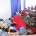 Personel Kodim 0703/Cilacap Terlibat Aksi Bakti Sosial Donor Darah Yang Digelar Bank Jateng Cilacap
