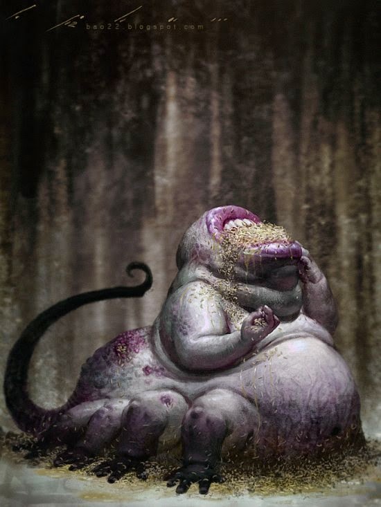 Bao Pham deviantart ilustrações sombrias fantasia terror