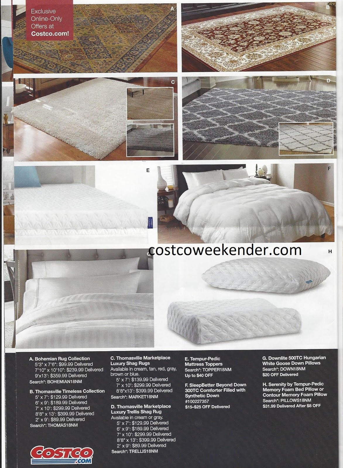 November Exclusive OnlineOnly Offers Costco Weekender