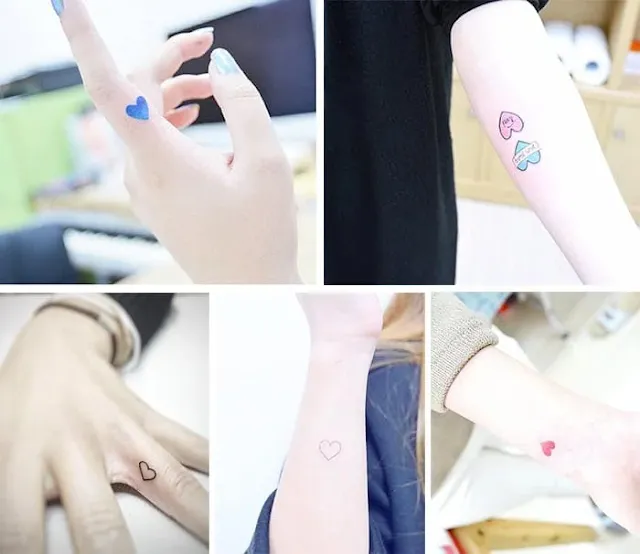 Meaningful and Tiny Heart Tattoo Designs for Girls