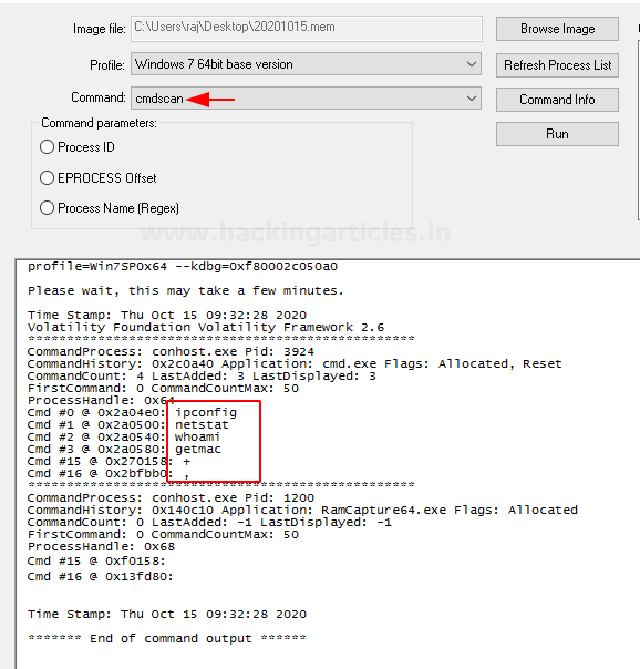 Memory Forensics with Volatility Workbench
