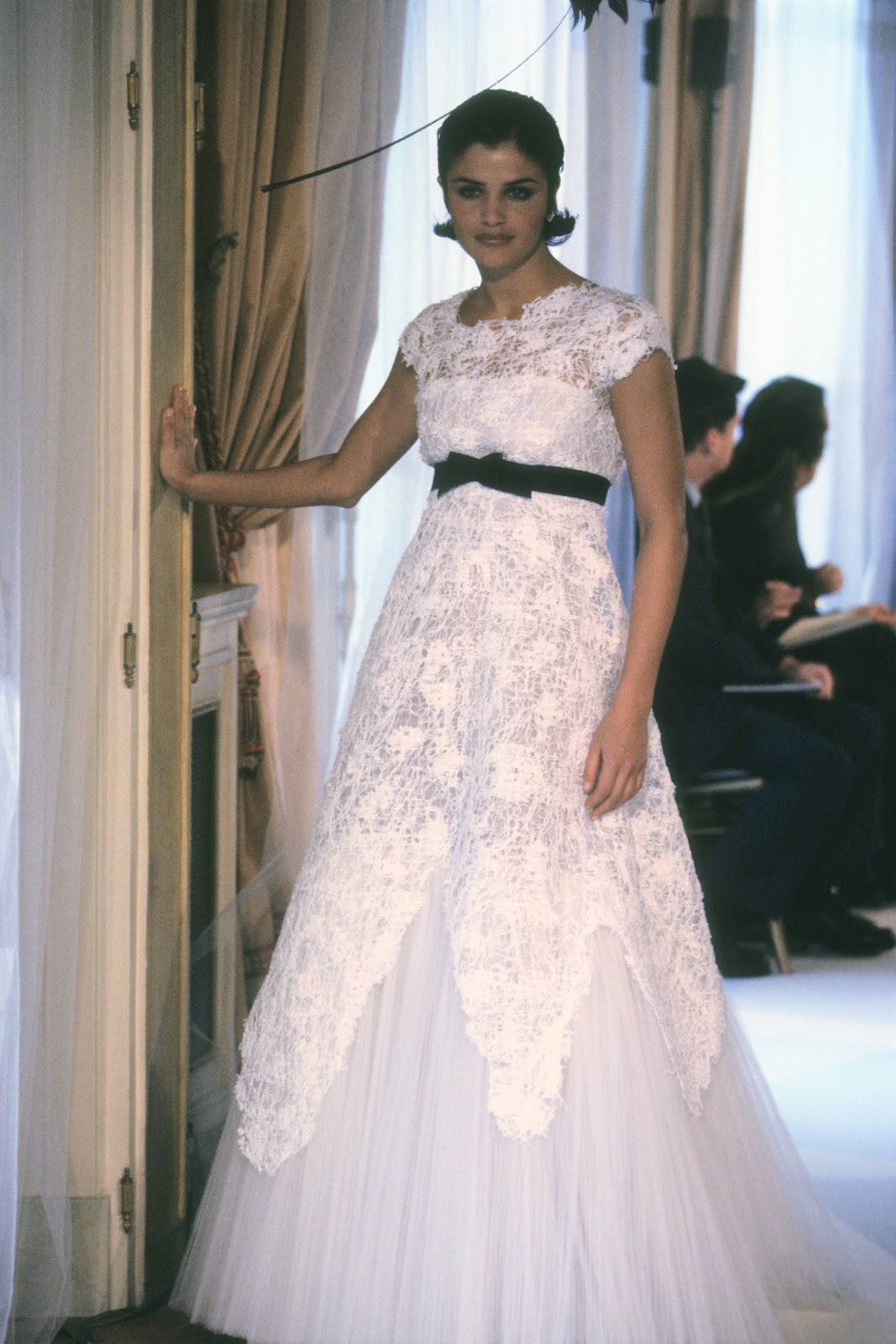 CHANEL Spring 1997 White Linen Dress — Garment