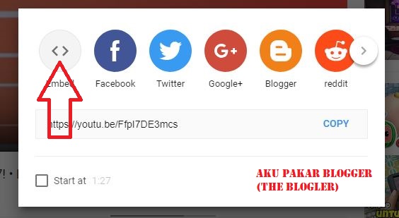 Cara Copy Paste Video Youtube di Bloggerr