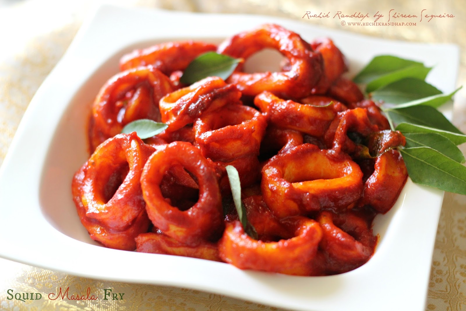 Squid Masala Fry Mangalorean Style Ruchik Randhap