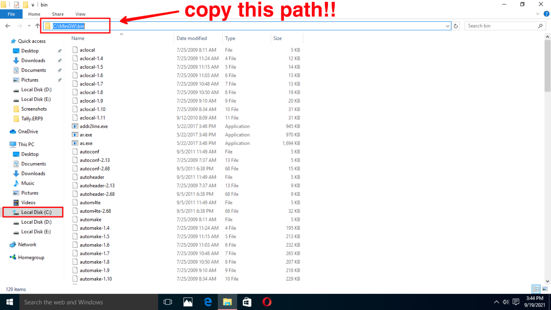 MinGW download and installation tutorial for Windows 10 Answersjet