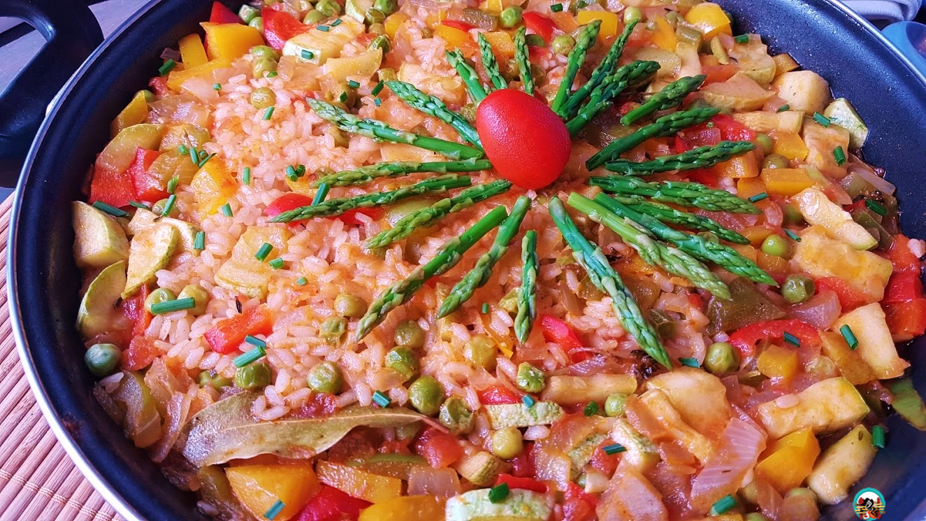 Paella de verduras ¡Huele Bien!