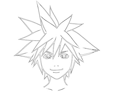 #6 Sora Coloring Page