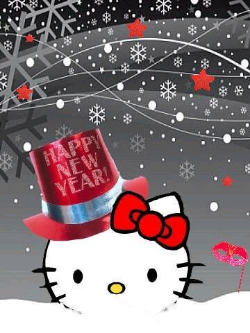 happy new year hello kitty