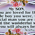My Son.To my son