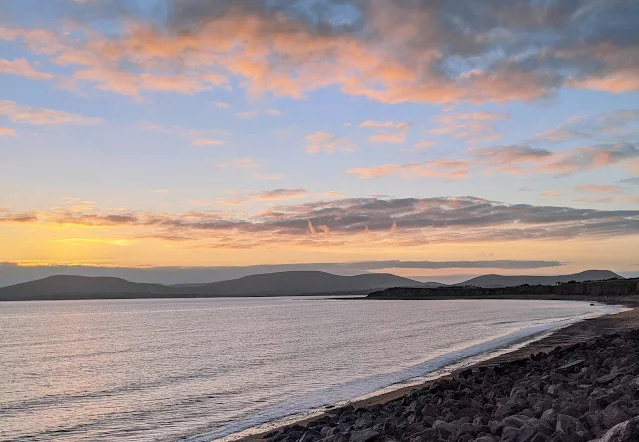 Sunset over Waterville Ireland