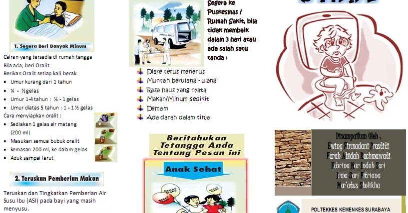 Kumpulan Materi Kebidanan Sap Dan Leaflet Diare Pada Anak