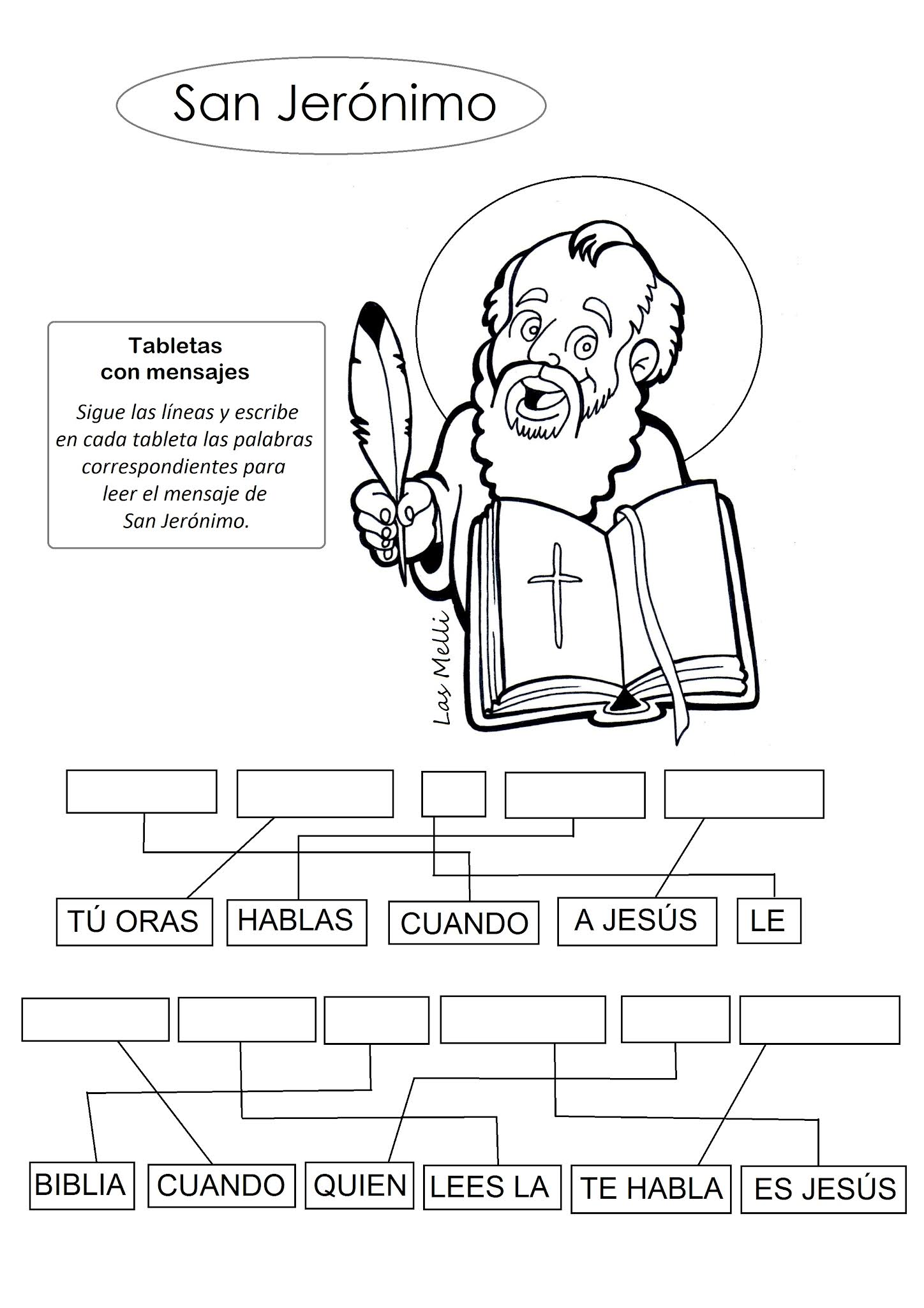 JUEGO San Jerónimo Educacion Religiosa