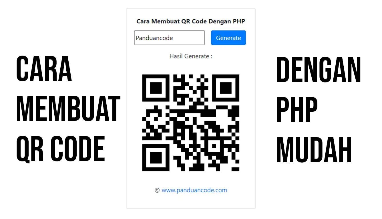 Cara Membuat QR Code Dengan PHP