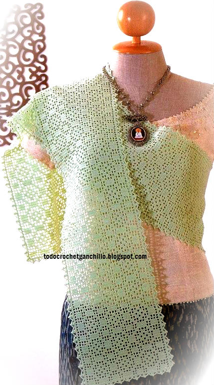Chalinas caminos de mesa con delicados diseños Patrones Crochet