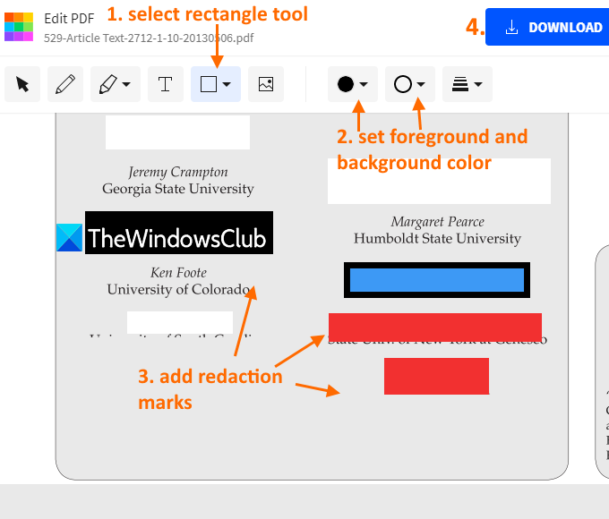 Servicio de PDF pequeño