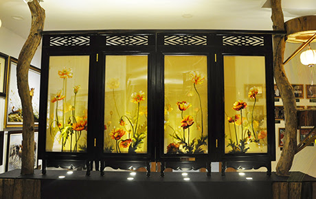 Tranh thêu hai mặt kích thước lớn