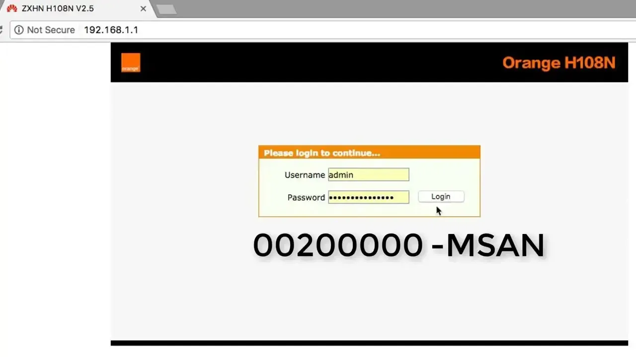 باسورد راوتر اورنج باسورد راوتر اورنج