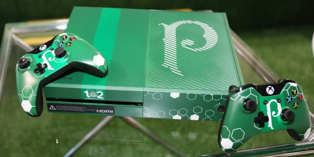 Palmeiras e Microsoft disponibilizam 102 unidades de edição limitada do Xbox