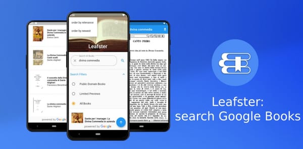 With the new Leafster Android app, you can search Google Books