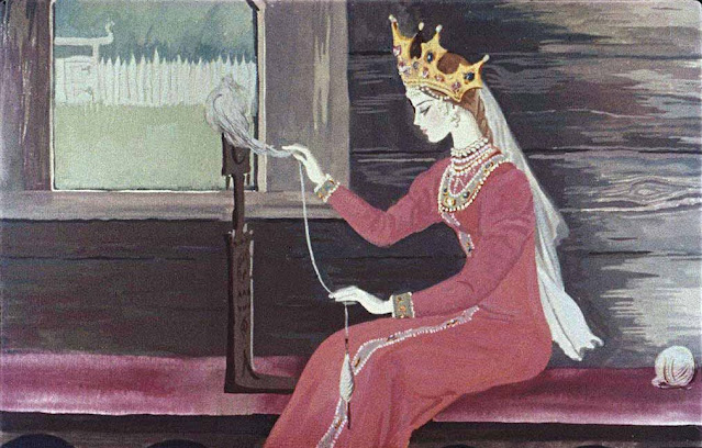 Рисунки к сказке о мертвой царевне и семи богатырях 4 класс легко и быстро детские 43