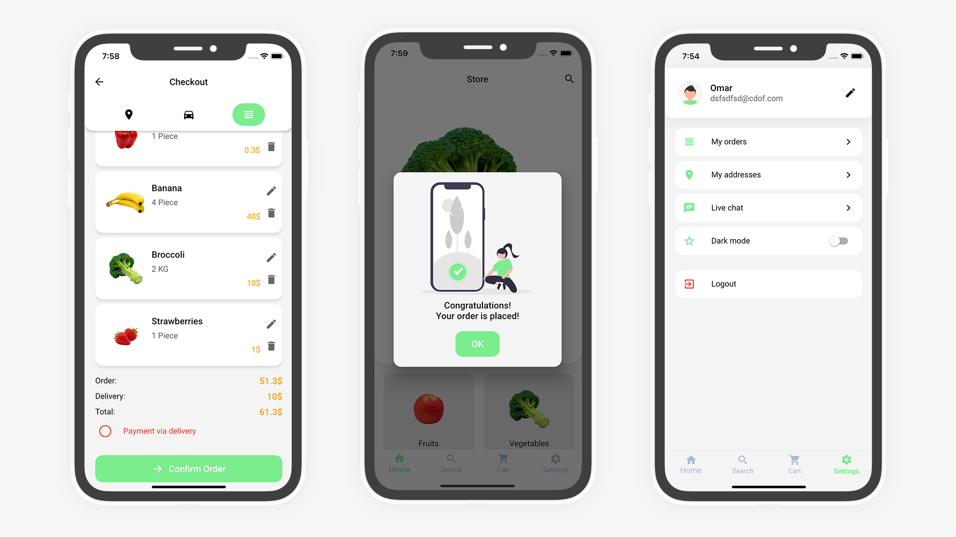 Flutter Grocery: Full Android + iOS eCommerce App - 19