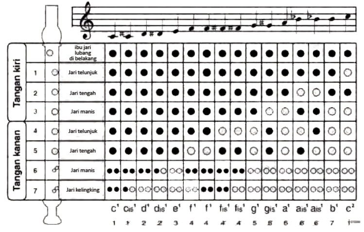 Alat Musik Melodis: Seruling (Recorder) atau Pianika (Halaman 49