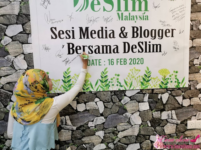  Sesi Media & Blogger bersama DeSlim.