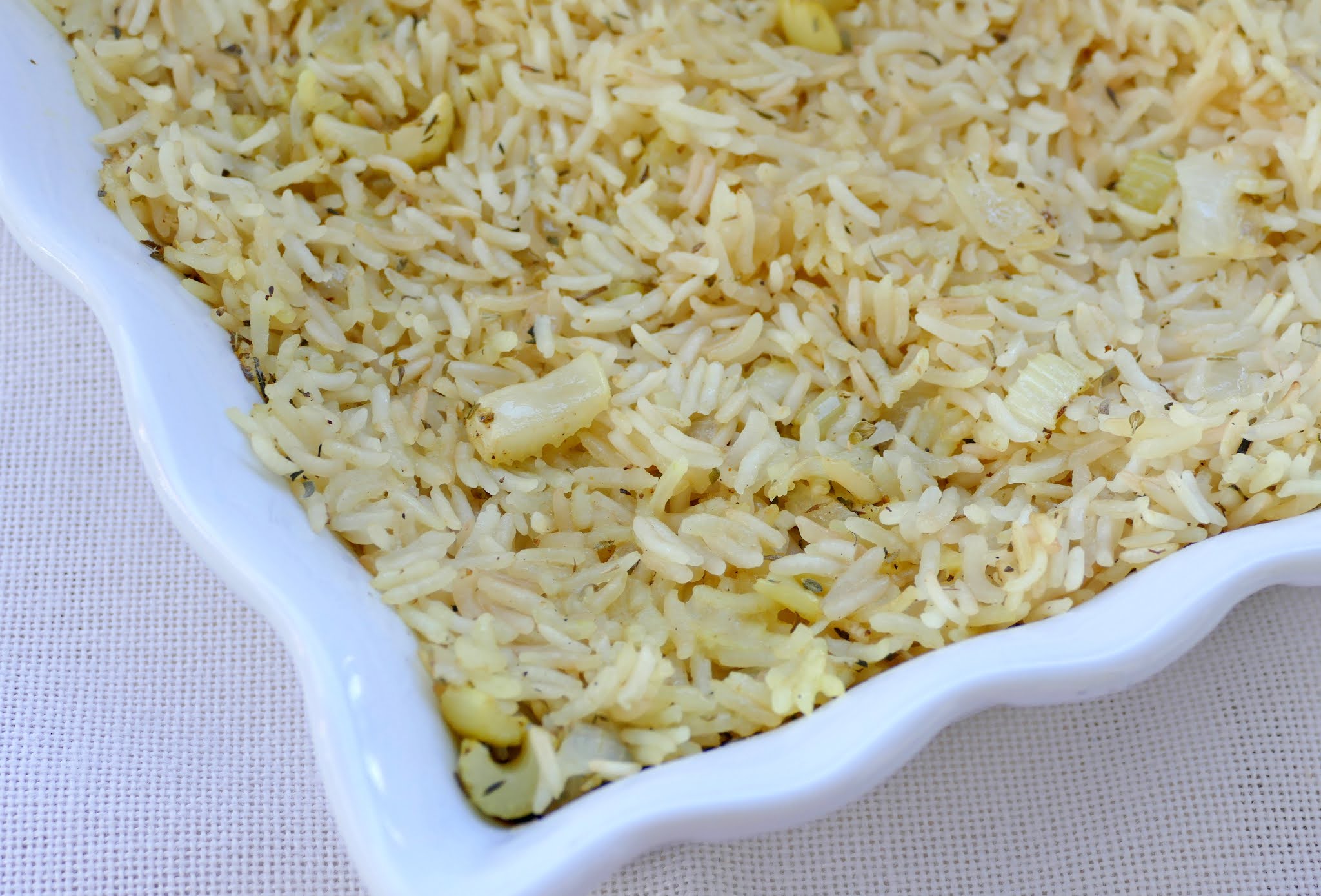 Hot Eats and Cool Reads Oven Baked Rice Pilaf Recipe
