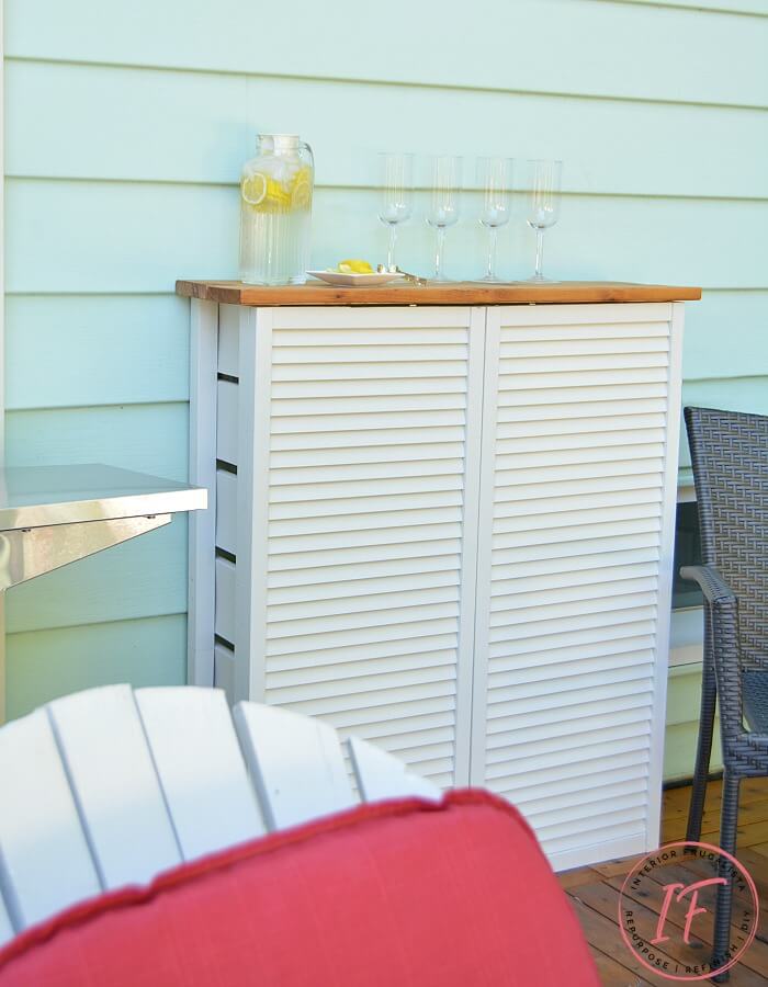 How To Hide Unsightly Outdoor Vents With Repurposed Doors Interior Frugalista