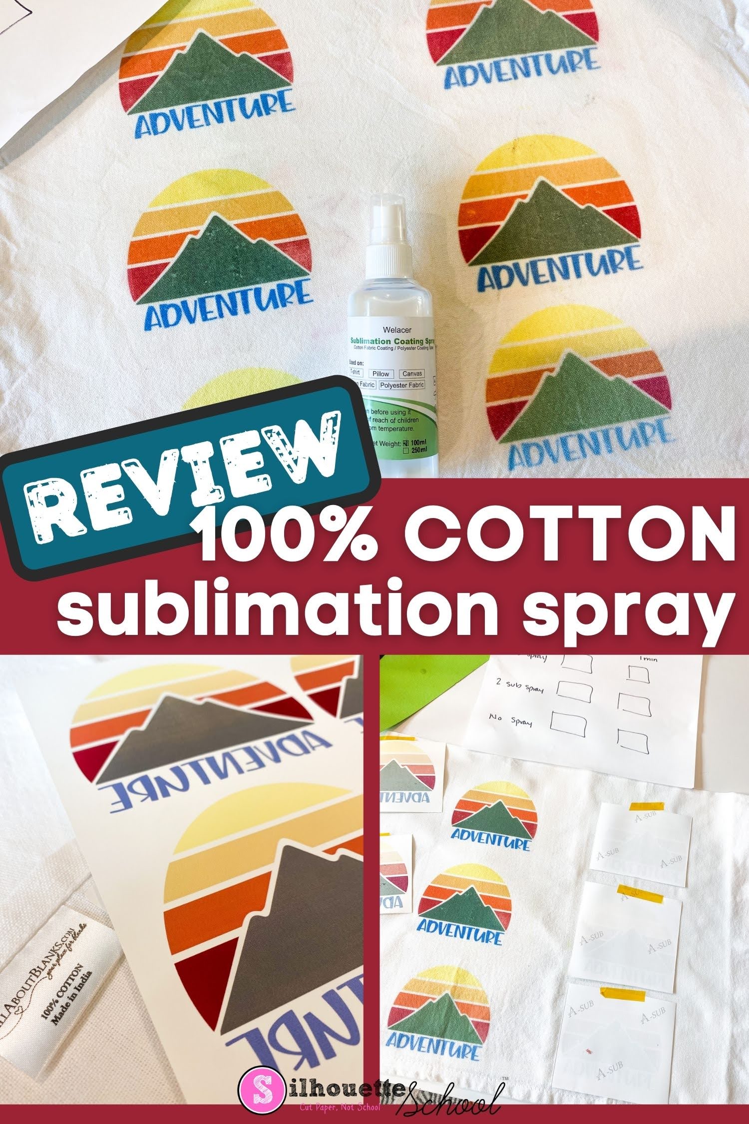 How to sublimate on 100% cotton -- Sublimation DTF