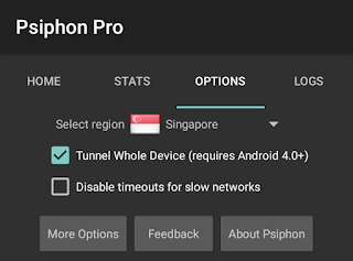 agar kecepatan psiphon stabil