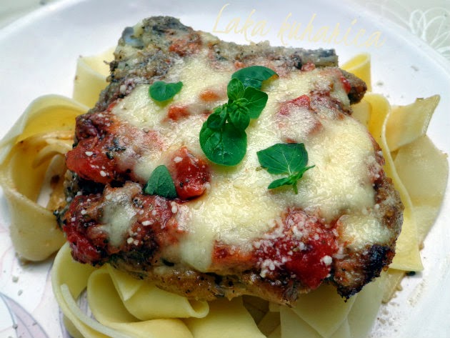 Fast veal Parmigiana by Laka kuharica: simple, fast and delicious meal.