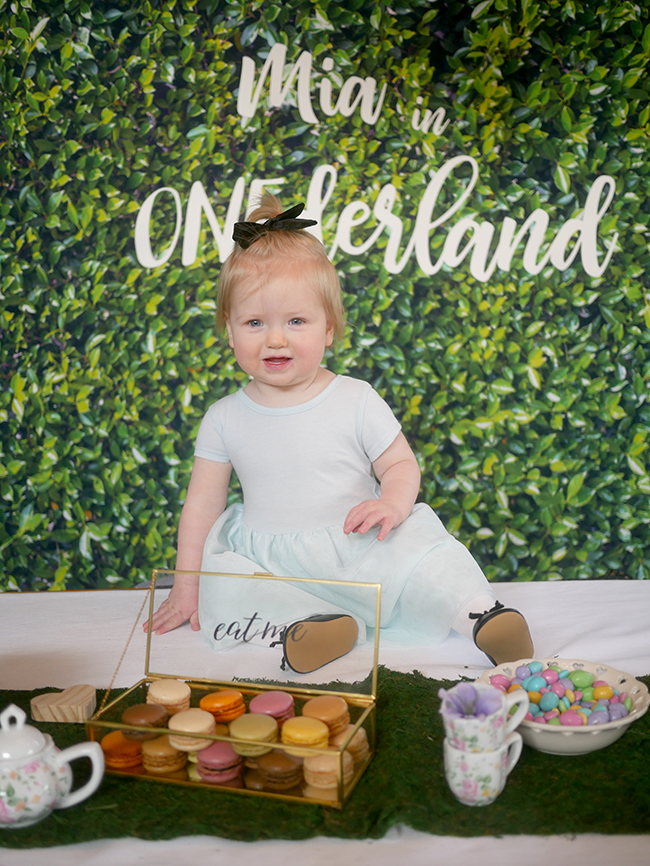Alice in ONEderland Birthday Party - First Birthday Party • COVET