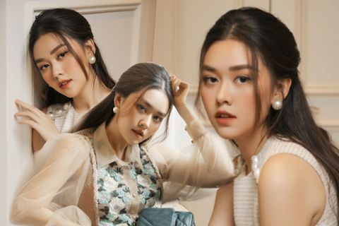 Chỉ một kiểu tóc đơn giản, Á hậu Tường San đã hóa thành 'nàng thơ'