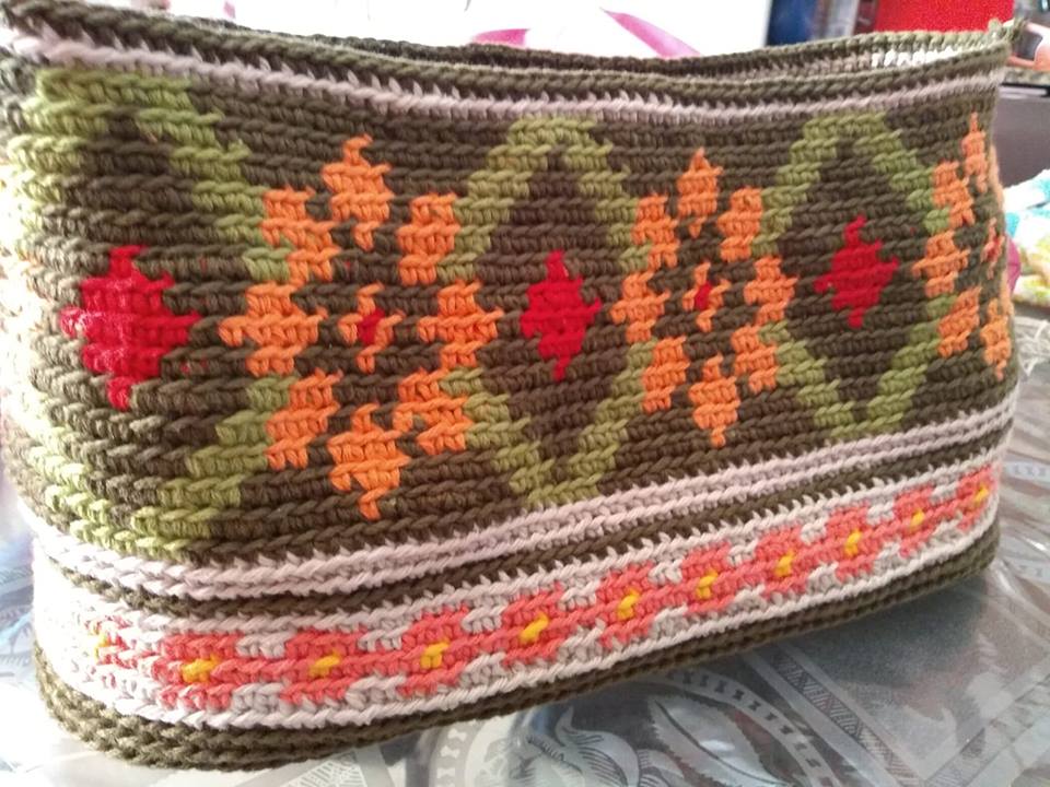 MI BOLSO A CROCHET - CLASE 4 - Crochet