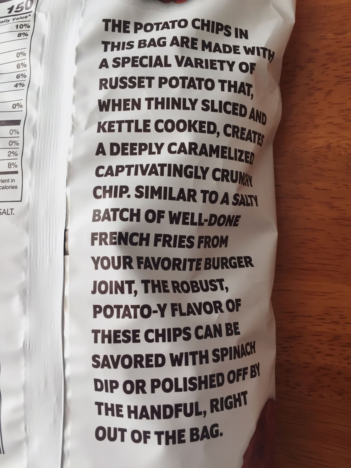 Trader Joe's Dark Russet KettleCooked Potato Chips