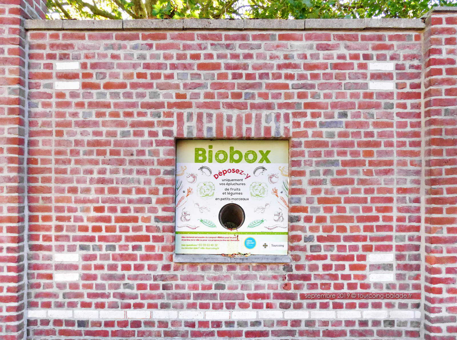 Biobox Tourcoing - Jardin botanique, rue du Moulin Fagot