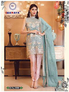 Shanaya Fashion  Rose Blossom Georgette Pakistani Suits Collection In Wholesale Rate