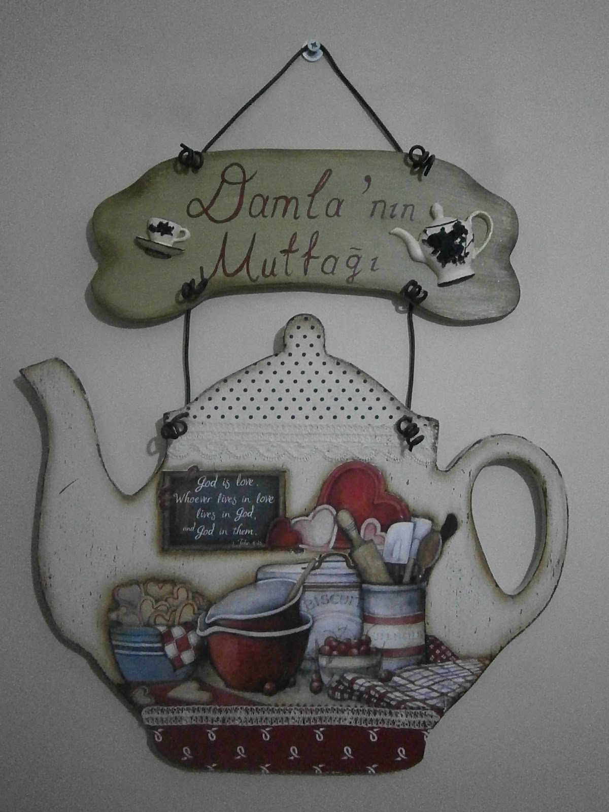 Sanat DAMLA� sı mutfak duvarı yada kapısı için&hellip;