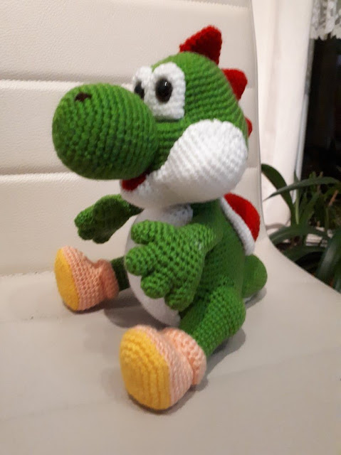 Receita Amigurumi Yoshi