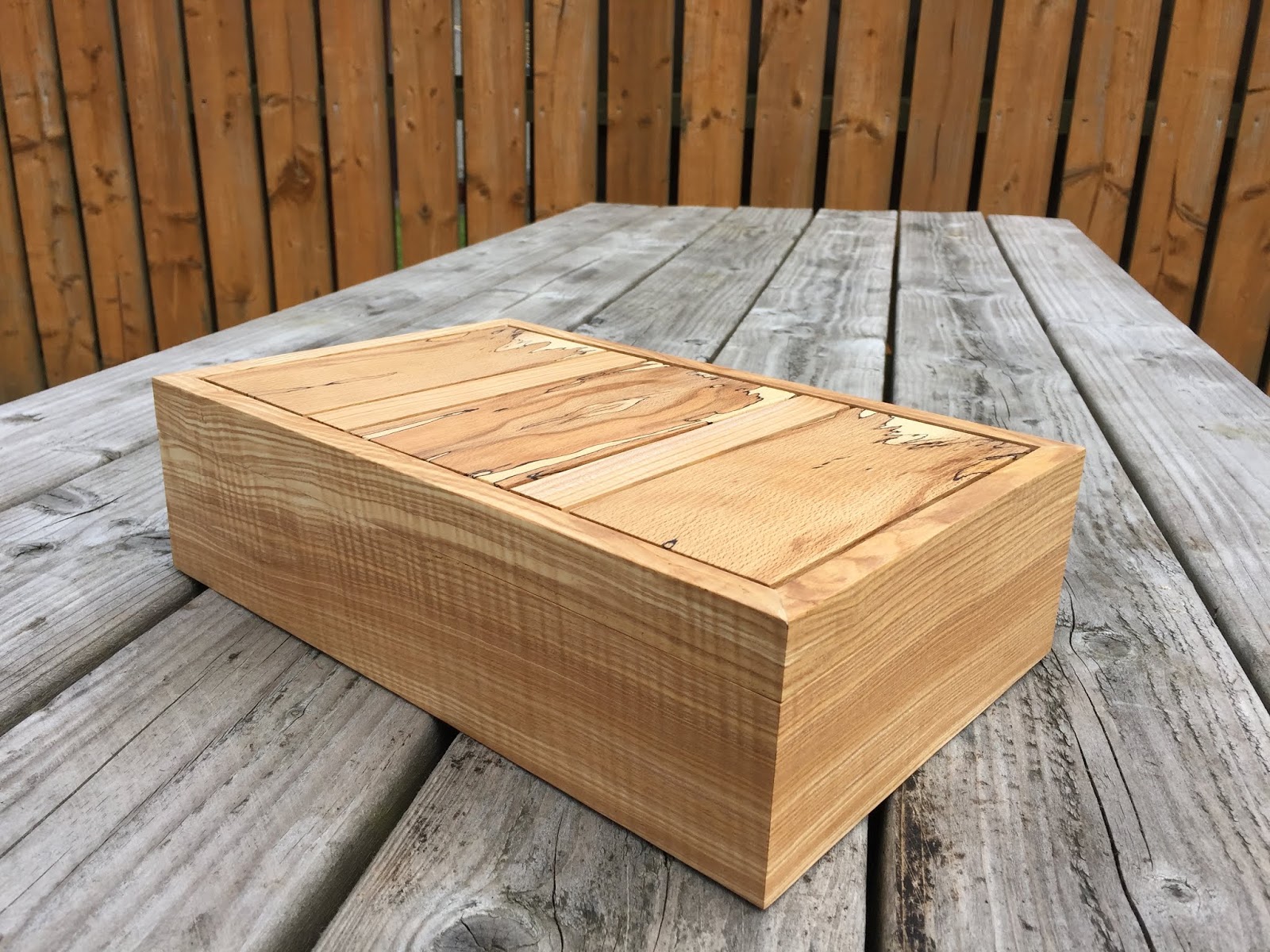 David Barron Furniture Lovely Rippled Ash Box