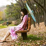 Lee Ga Na In Kimono Foto 1