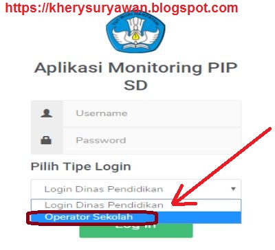 Aplikasi monitoring pip sd
