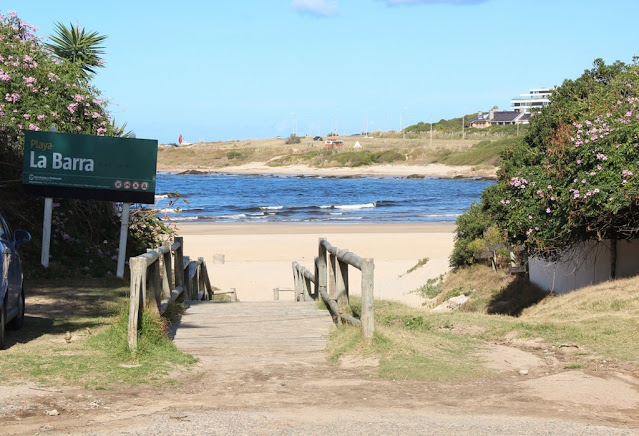 melhores praias de punta del este entrada de madeira para ir a praia