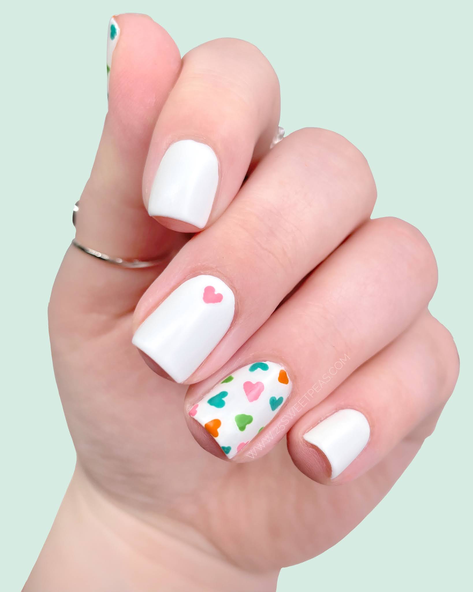 Mini Heart Nail Art — 25 Sweetpeas