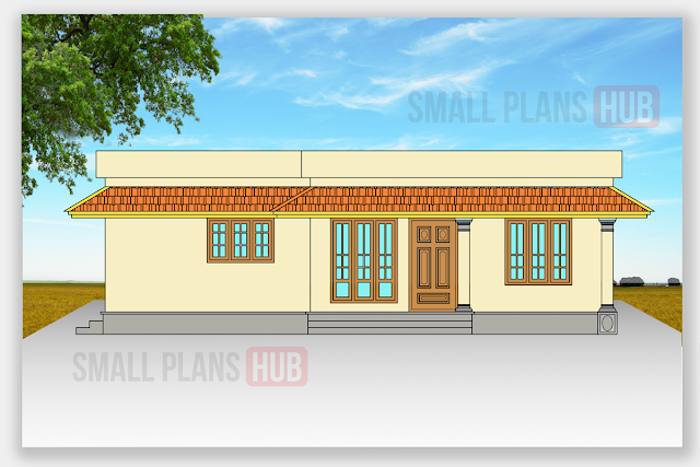 3 bedroom 1285 sq.ft. plan elevation