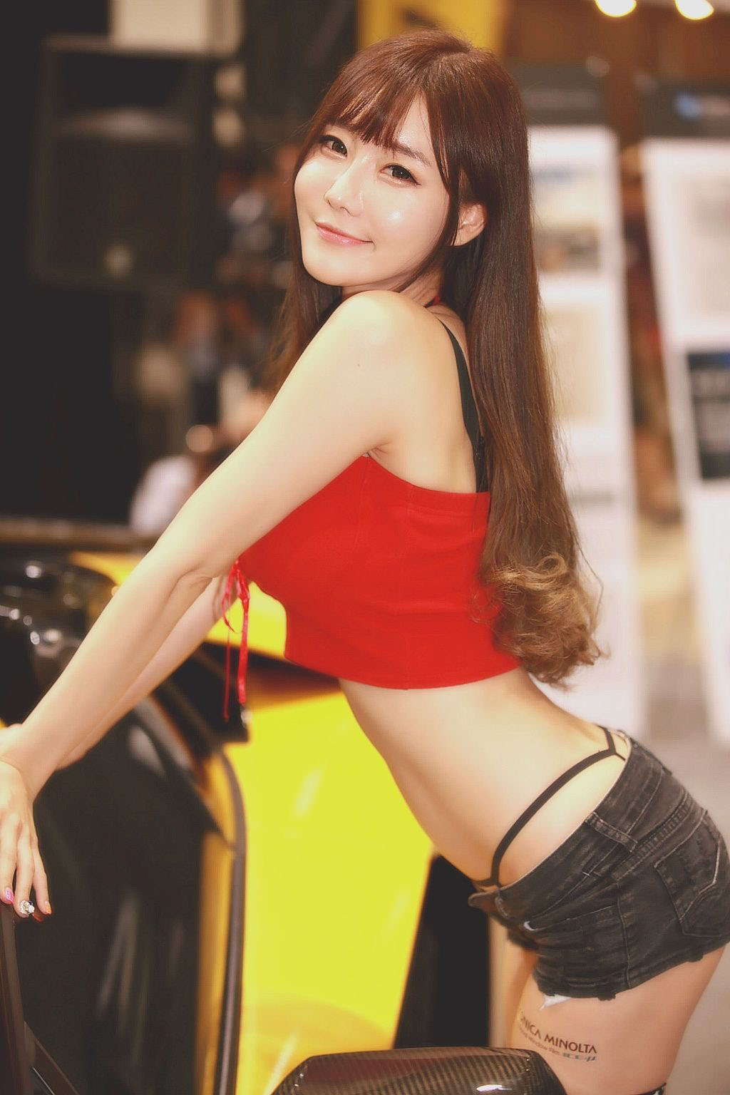 Korean Model Choi Seul Gi 2016 Seoul Auto Salon Asi