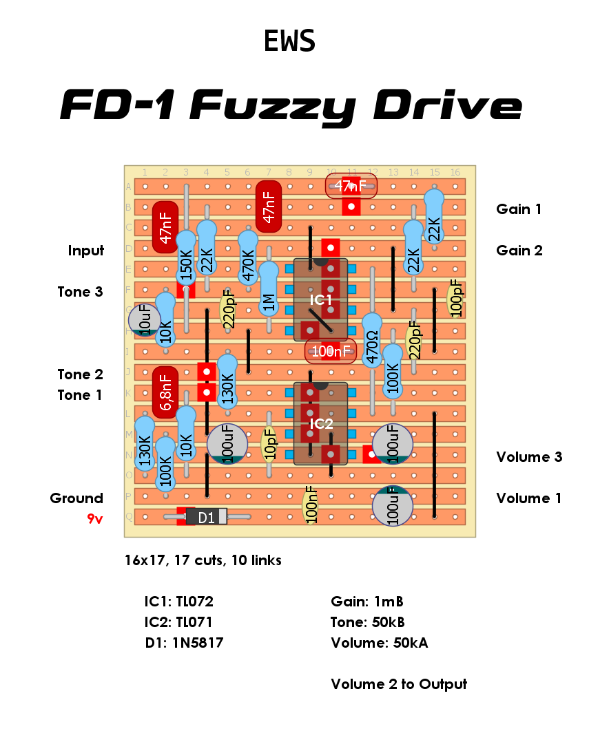 最大73％オフ！ FD-1 Fuzzy Drive エフェクター