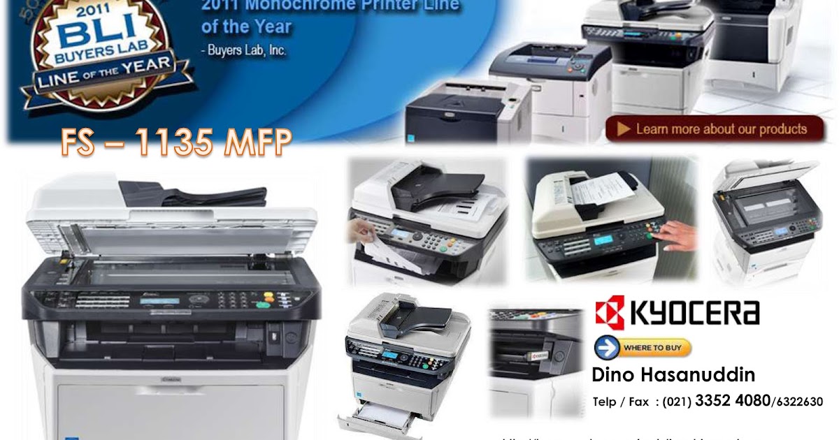 Kyocera Document Solutions: PORTABLE FS-1135 MFP